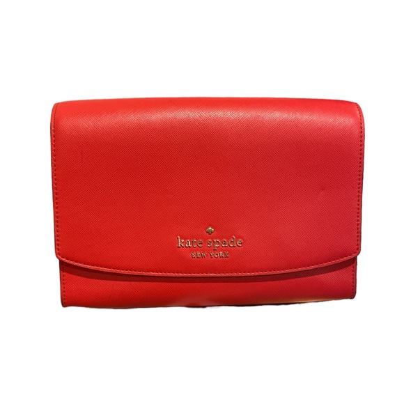 Kate Spade Red Carson Convertible Crossbody Bag - Picture 3 of 16